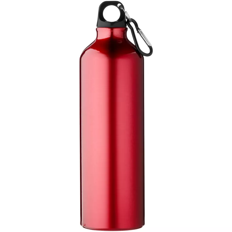 Butelka reklamowa 770 ml Oregon aluminiowa z karabińczykiem - Czerwony (10029705)