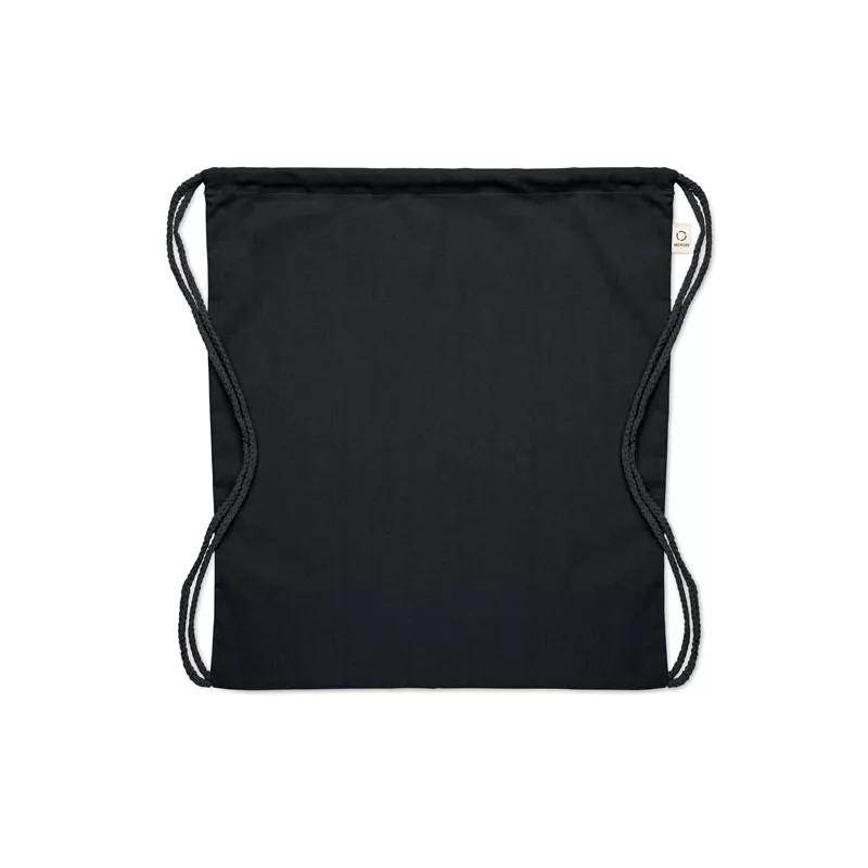 Worek z recyklingu 140 g/m² CABETRI COLOUR - Czarny (MO2402-03)