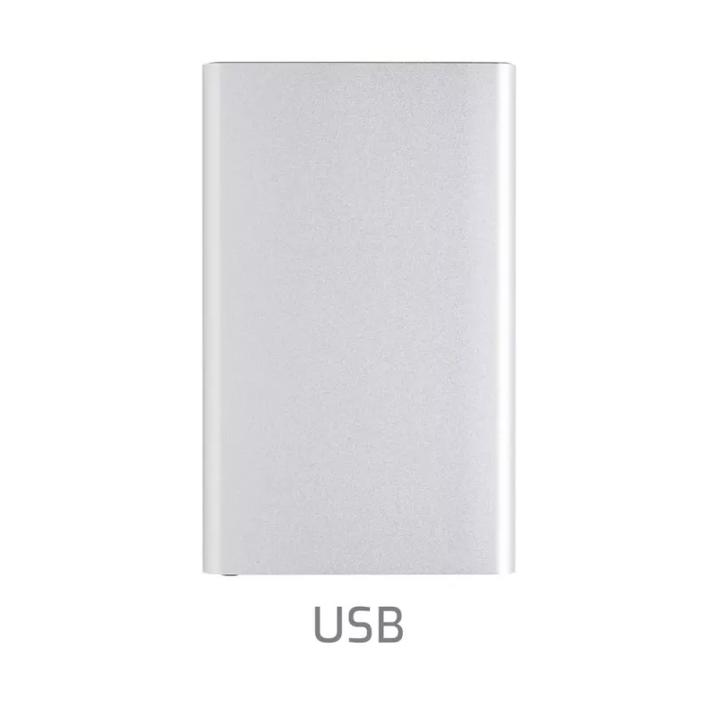 Power bank 4000 mAh z aluminium z recyklingu - srebrny (P322.422)