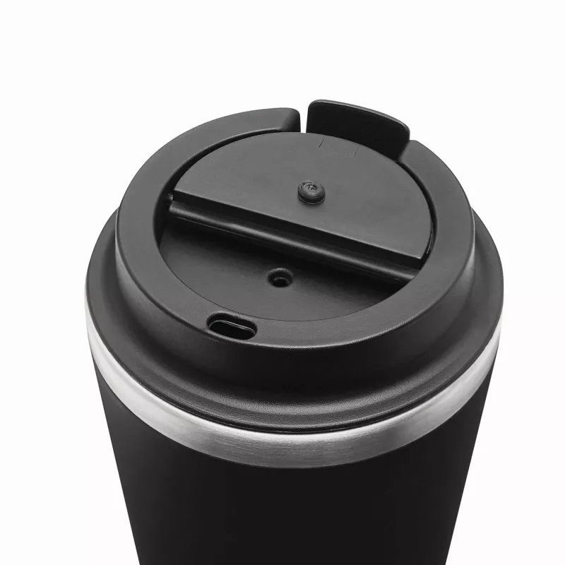 Kubek podróżny 350 ml TAKE & GO dwuścienny - czarny (56-0304640)