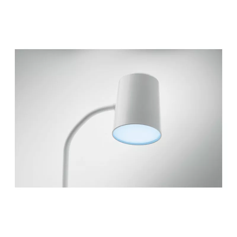 Lampka z ładowarką indukcyjną 15W i głośnikiem SPOT - Bialy (MO2124-06)