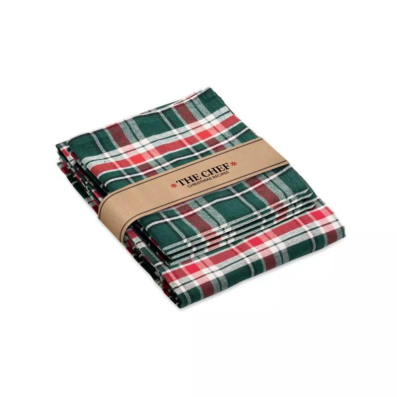 Obrus 140x180 cm z 4 serwetkami 200 g/m² SANTABLE - Wielokolorowy (CX1599-99)