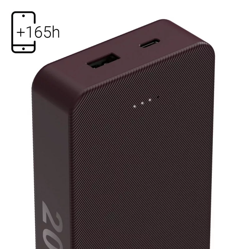 Power bank 20000 mAh Hama Power Pack - burgund (VH024-12)