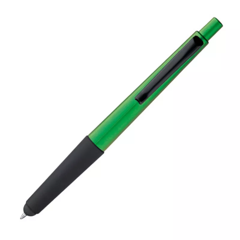 Długopis plastikowy do ekranów dotykowych - zielony (1888209)