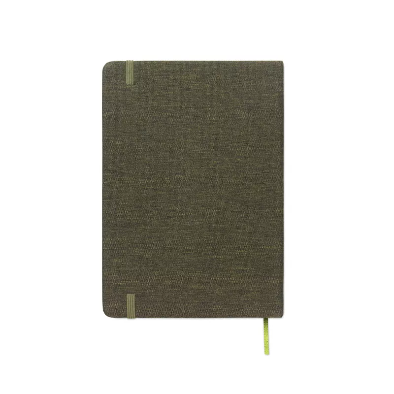 Notes A5 z długopisem 96 kartek w linię RINBOOK - Ciemnozielony (MO2687-60)