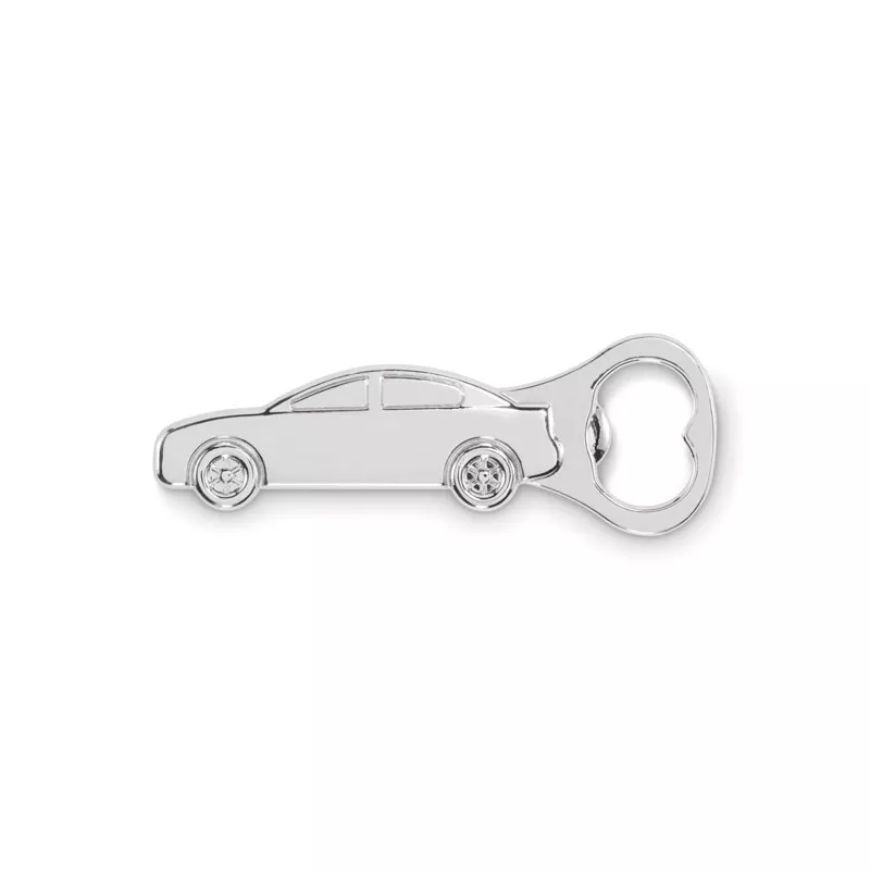 Otwieracz do butelek w kształcie samochodu MYCAR - Srebrny Mat (MO2827-16)