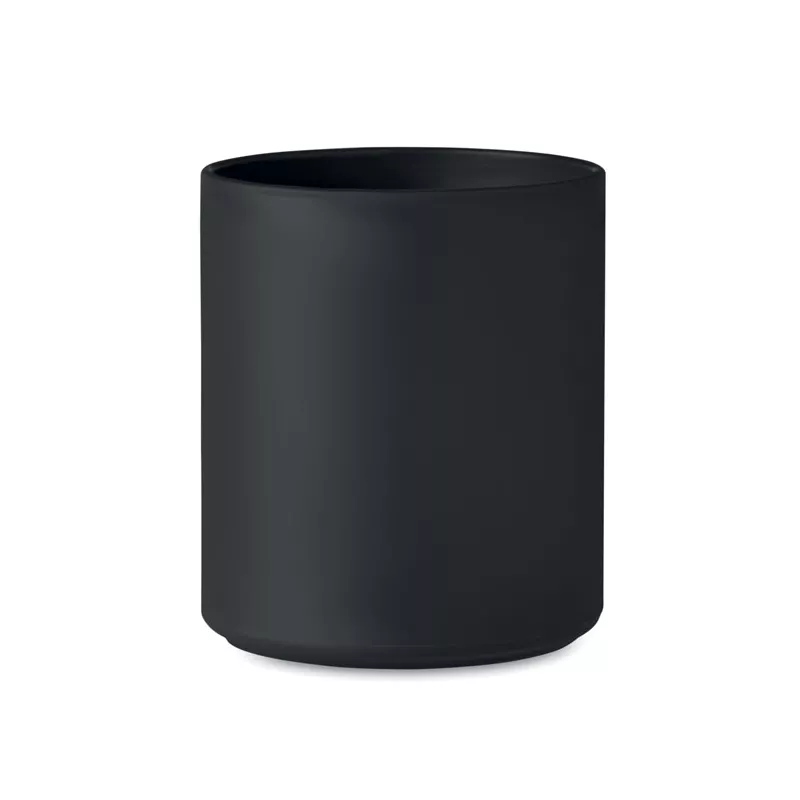 Kubek z PP wielokrotnego użytku 300 ml MONDAY - Czarny (MO6256-03)