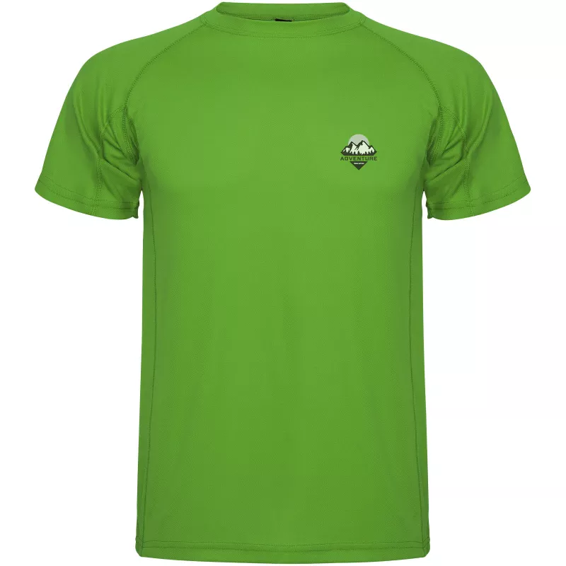 Montecarlo sportowa koszulka dziecięca z krótkim rękawem - Green Fern (K0425-GRFERN)
