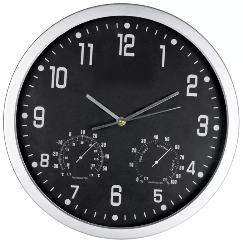 Zegar ścienny CrisMa - czarny (4123803)
