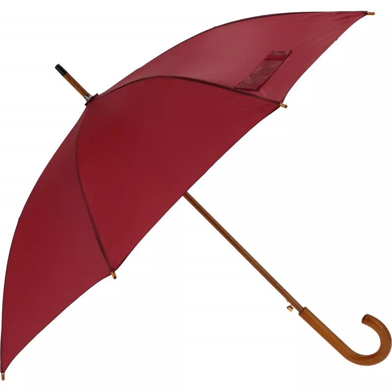 Parasol automatyczny drewniany Ø105 cm NANCY - bordowy (513102)