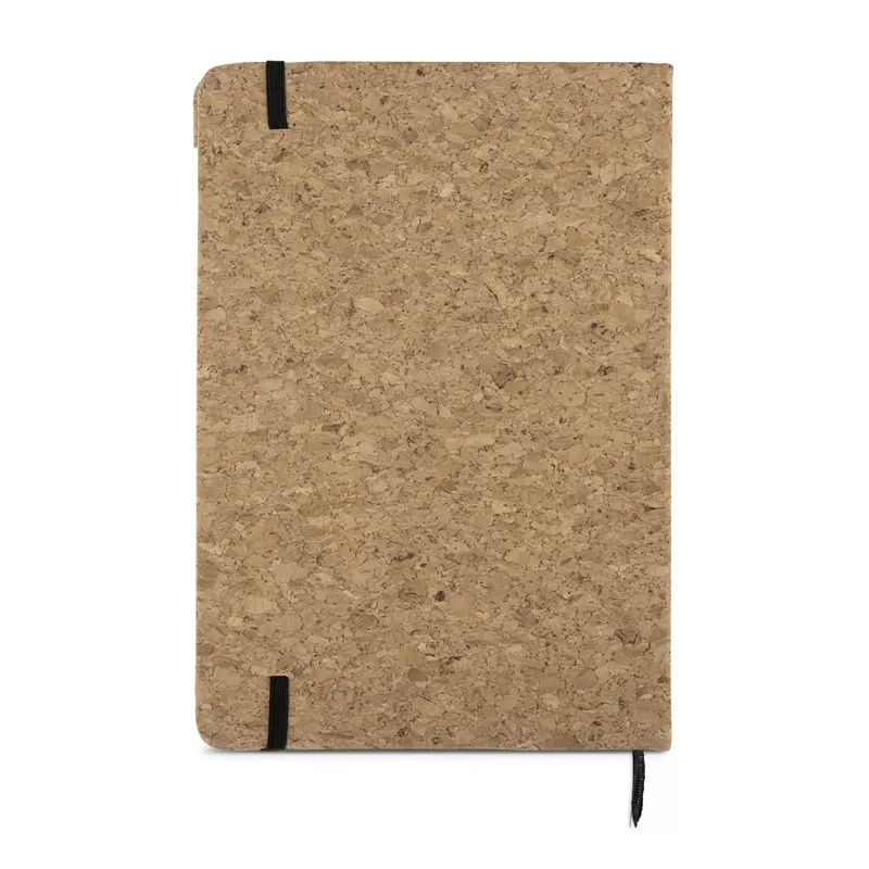 Notes z okładką z naturalnego korka SKRIP A5 - beżowy (18227-17)