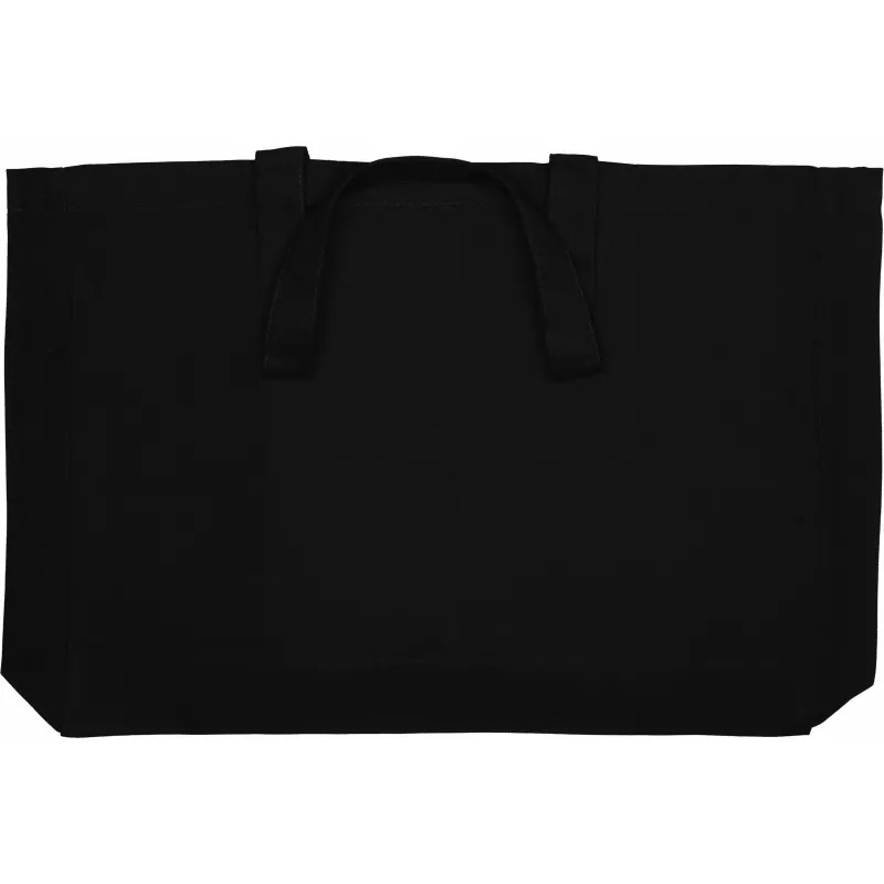 Torba z bawełny organicznej z długimi uszami 270 g/m2 MARCELLO - czarny (6322903)