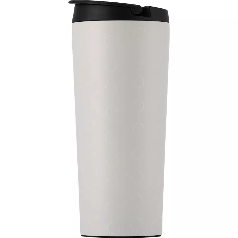 Kubek termiczny z recyklingu PONTA GROSSA MoLu 450 ml - biały (481306)