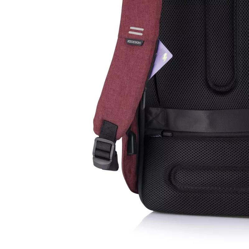 Bobby Hero Small plecak chroniący przed kieszonkowcami - wiśniowy (P705.704)