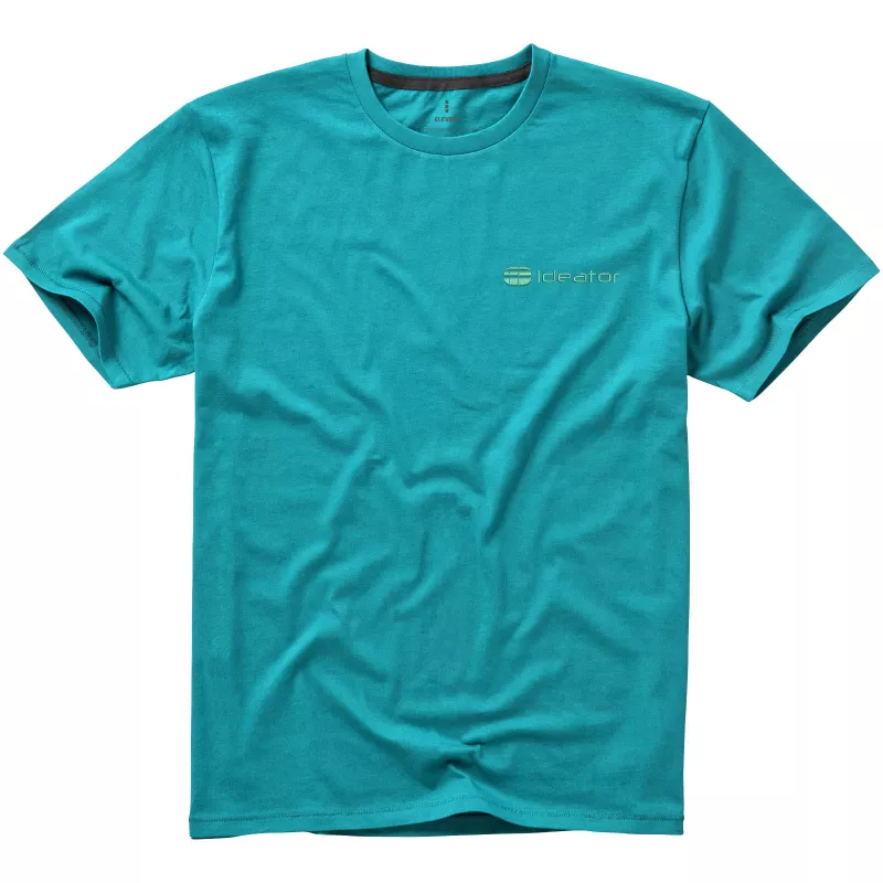 Męski T-shirt 160 g/m²  Elevate Life Nanaimo - Morski (38011-AQUA)