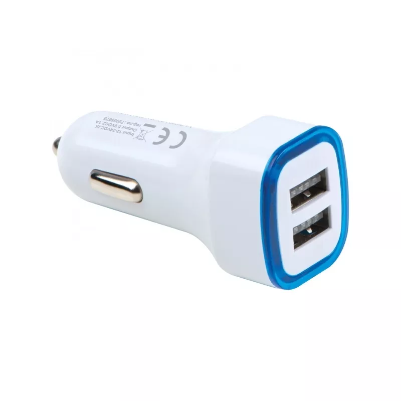 Ładowarka samochodowa USB FRUIT - niebieski (092804)