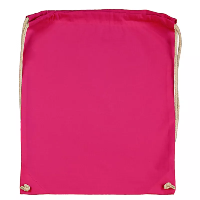 Plecak bawełniany na sznurkach Jassz 140 g/m², 38 x 42 cm - Magenta (602.57-MAGENTA)