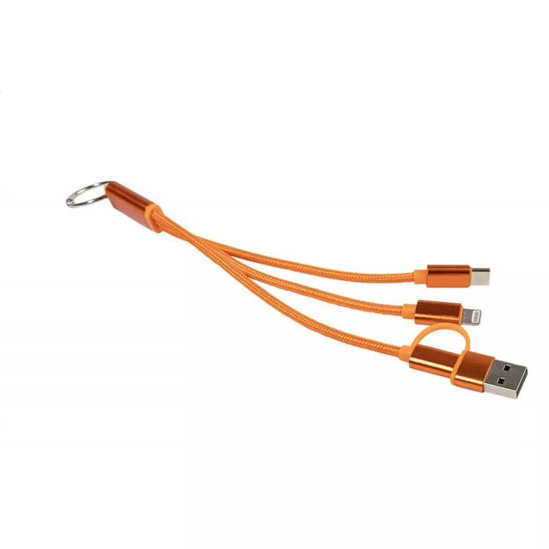 Rafob brelok kabel ładujący USB - pomarańcz (AP864127-03)