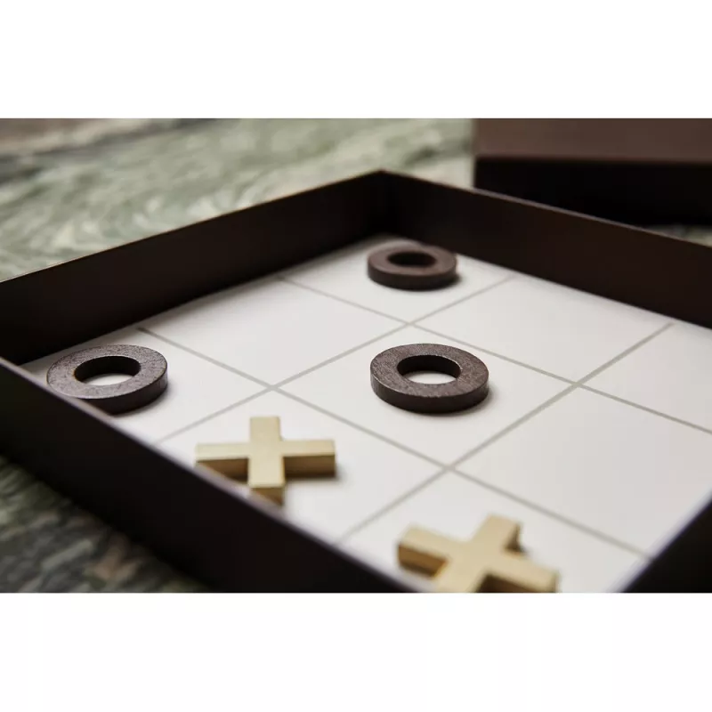 Gra planszowa kółko i krzyżyk VINGA - złamany biały (VG099-02)