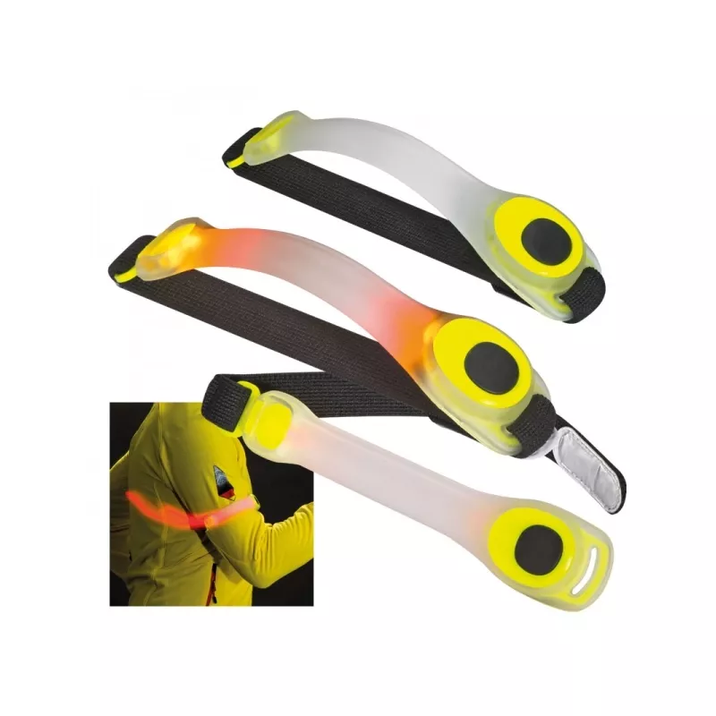 Opaska na rękę LED PITTSBURGH - żółty (341208)