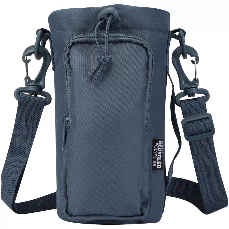 Trip Aware™, torba na butelki wykonana z materiałów z recyklingu, 2 l - Hale Blue (12076555)