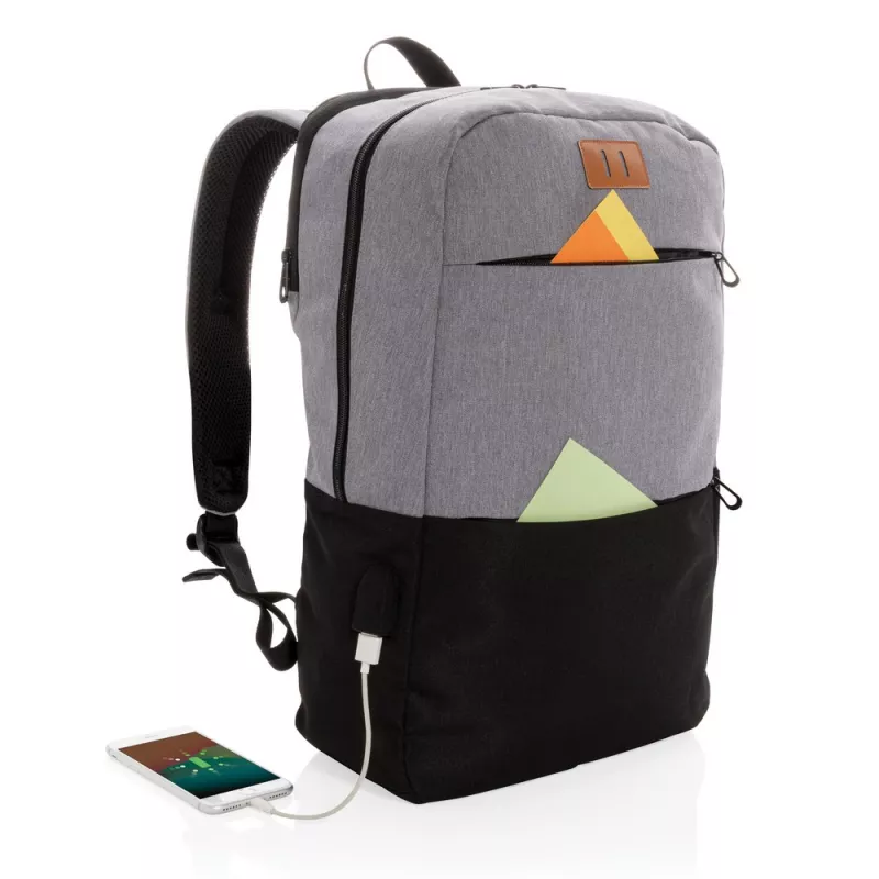 Plecak na laptopa 15,6", ochrona RFID - czarny (P760.051)
