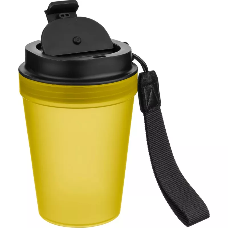 Kubek podróżny 350 ml - żółty (VB287-08)