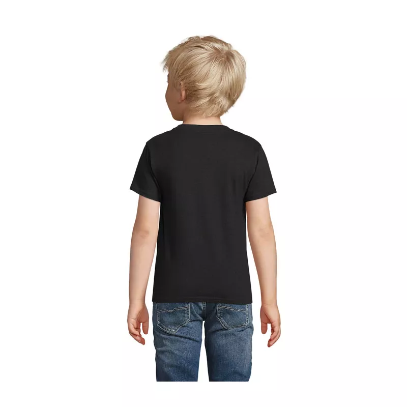 Koszulka dziecięca organiczna Sol's PIONEER KIDS - Deep Black (S03578-DB)