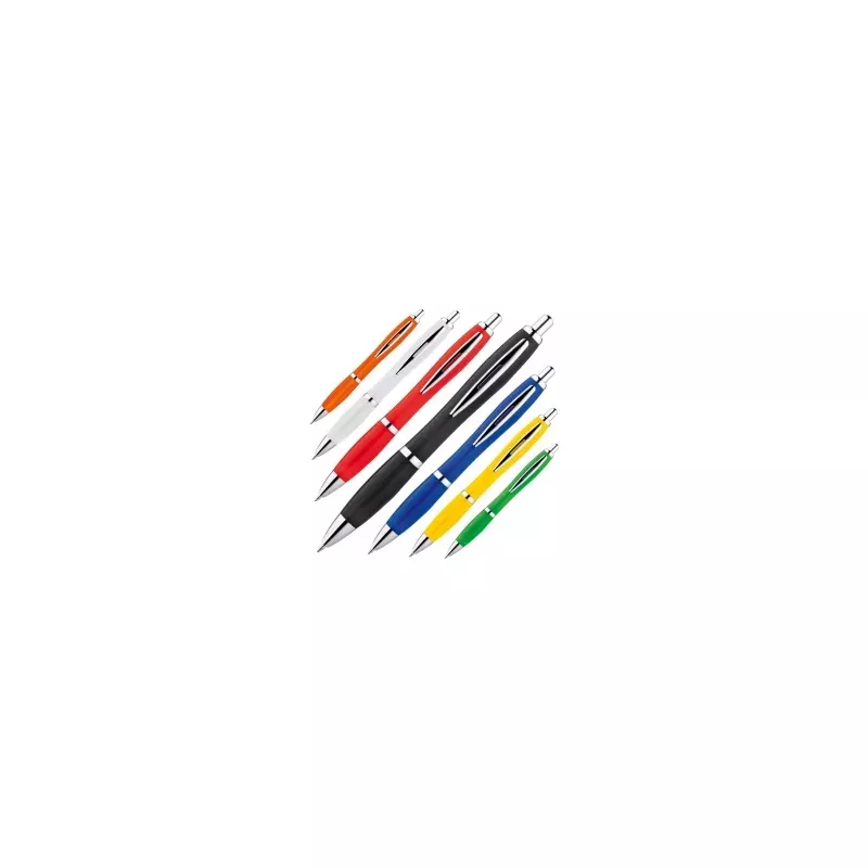 Plastikowy długopis reklamowy WLADIWOSTOCK (jednolity kolor) - czarny (1167903)