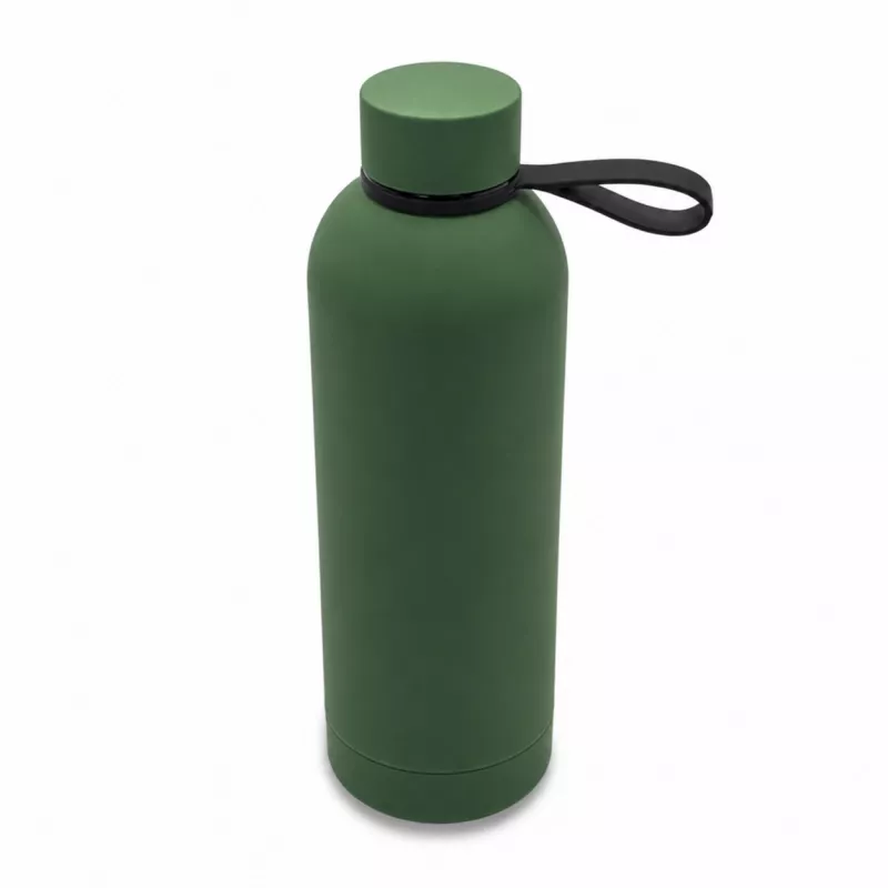 Butelka termiczna z uchwytem Mendoza Duo 500 ml - ciemny zielony (R08993.51)