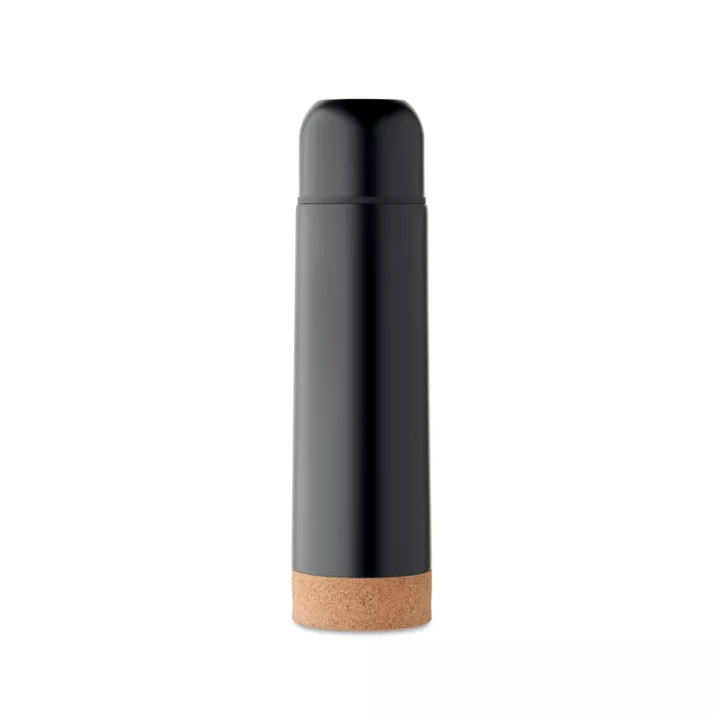 Termos ze stali z recyklingu 500 ml AVENTUR - Czarny (MO2228-03)
