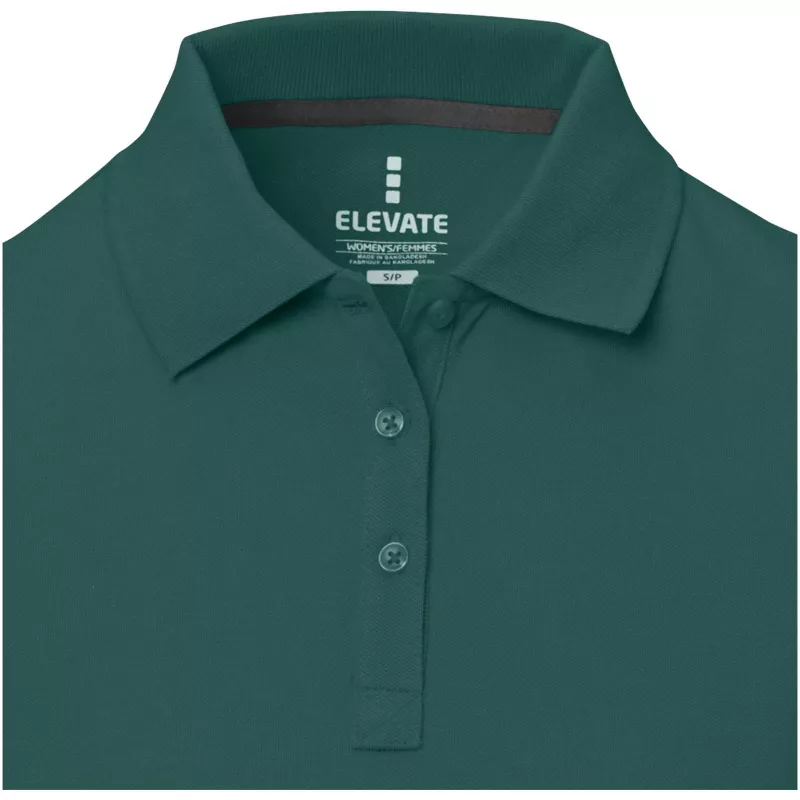 Damskie polo Calgary z krótkim rękawem - Forest Green2 (38081-FOREST2)