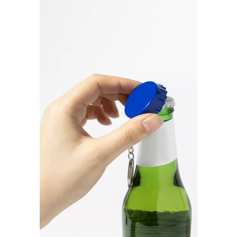 Popcap brelok z otwieraczem do butelek RABS - niebieski (AP800336-06)