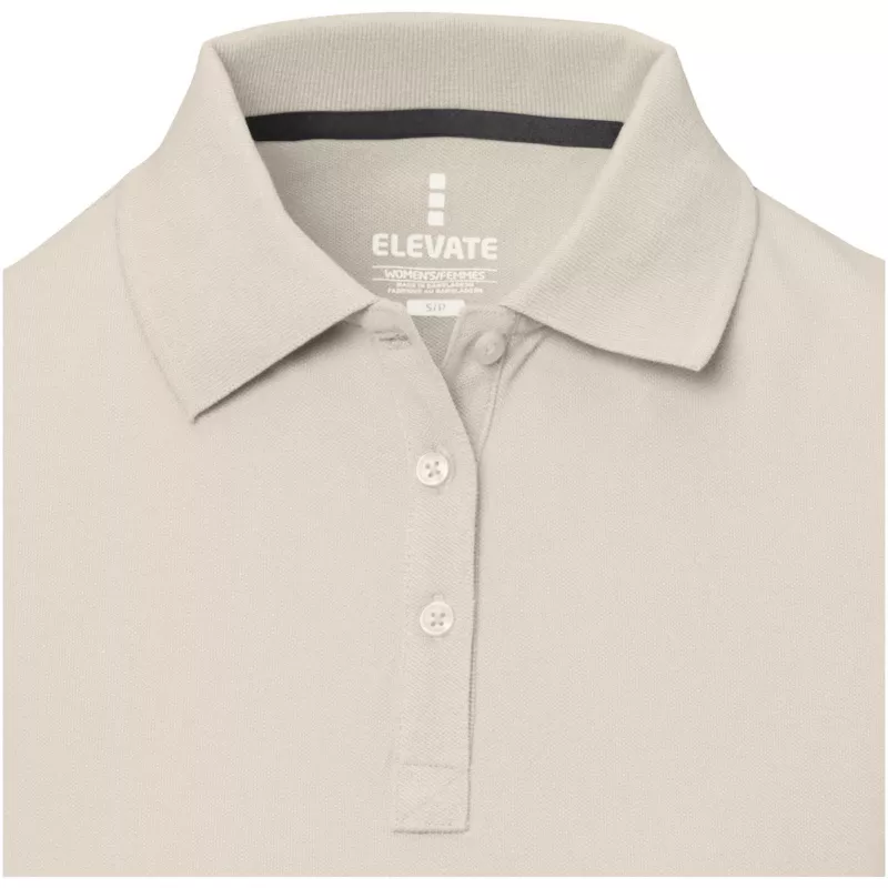 Damskie polo Calgary z krótkim rękawem - Sandstone (38081-SANDSTON)