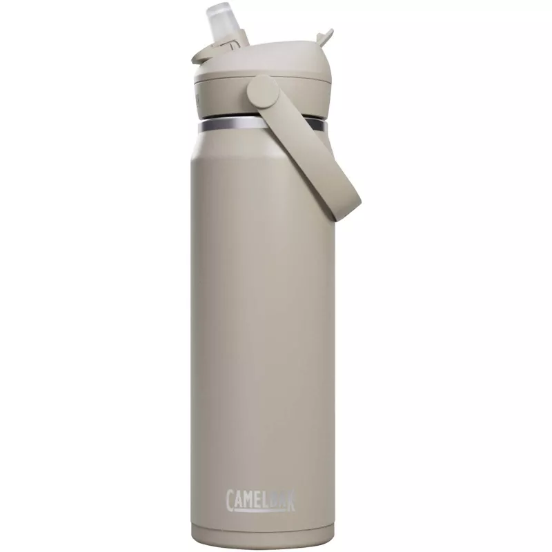 Camelbak® Thrive Flip VSS butelka na wodę ze stali nierdzewnej o pojemności 750 ml ze składaną słomką - Jasnoszary (10088880)