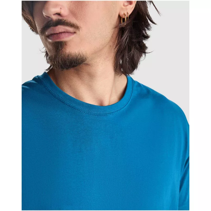 Koszulka T-shirt męska bawełniana 155 g/m² Roly Beagle - Dusty Blue (R6554-DUSTBLUE)