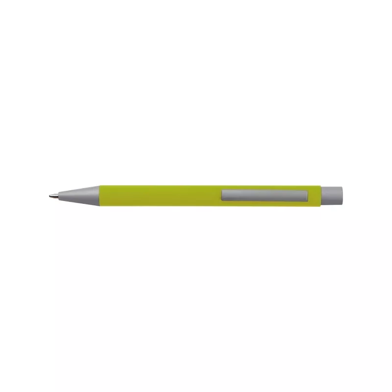 Metalowy długopis reklamowy ABU DHABI - jasnozielony (093529)