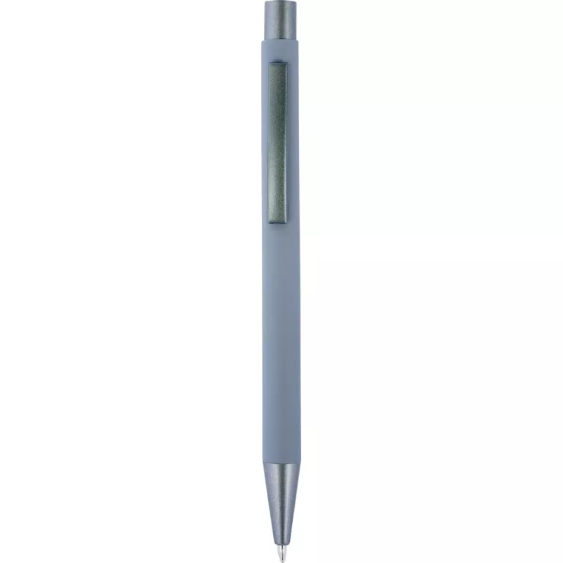 Długopis metalowy z lustrzanym grawerem - szary (V1916-19)