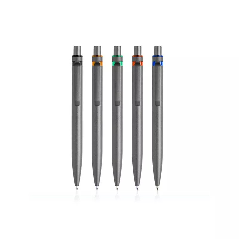 Aluminiowy długopis z recyklingu z kolorowym akcentem - Royal blue (IP13155264)