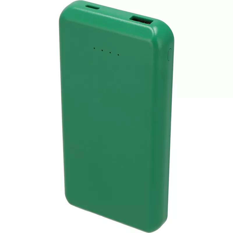 Power bank z ABS z recyklingu 10000 mAh PRESTON - zielony (3549409)