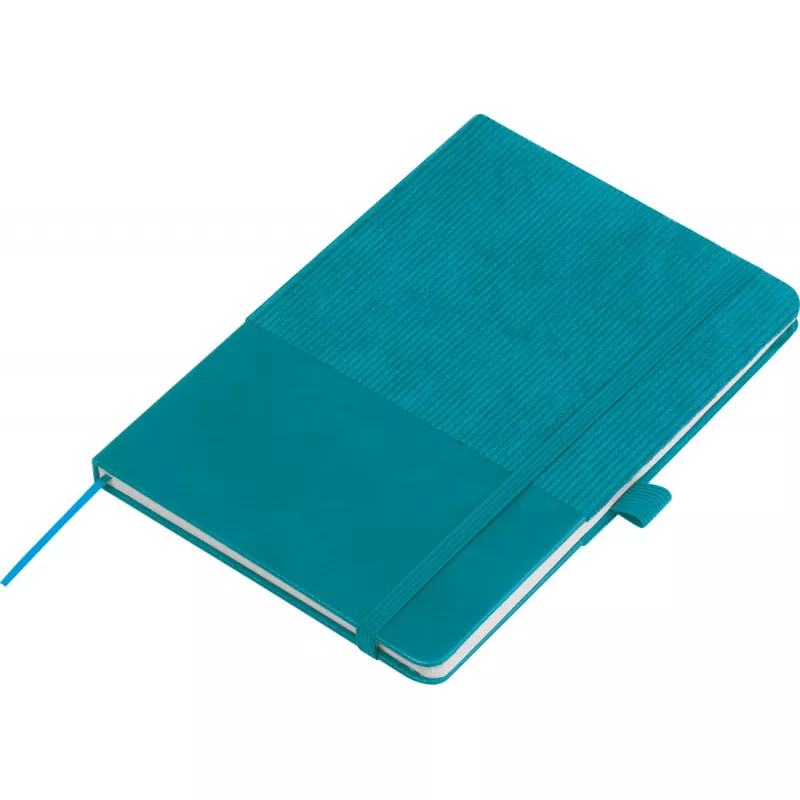Notes A5 w linie CHELTENHAM - turkusowy (577414)