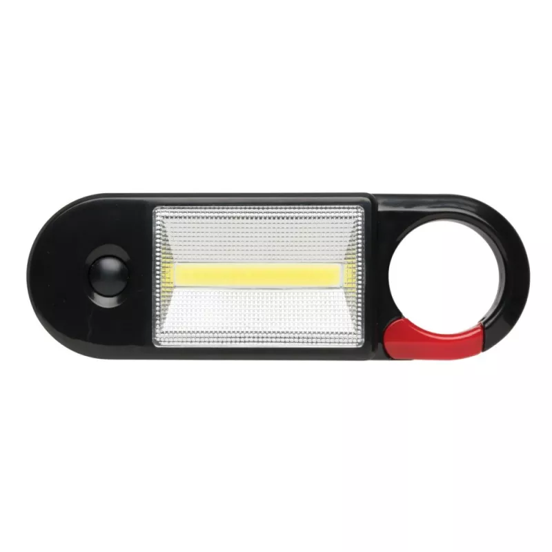 Lampka warsztatowa, latarka COB LED - czarny (P513.024)