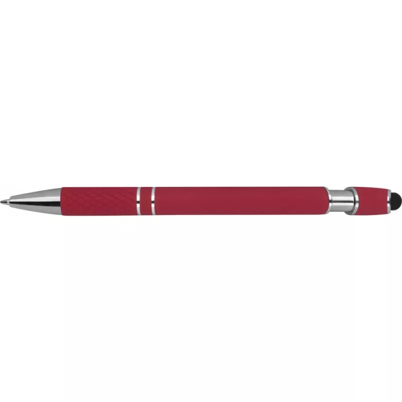 Długopis plastikowy touch pen - czerwony (1368905)
