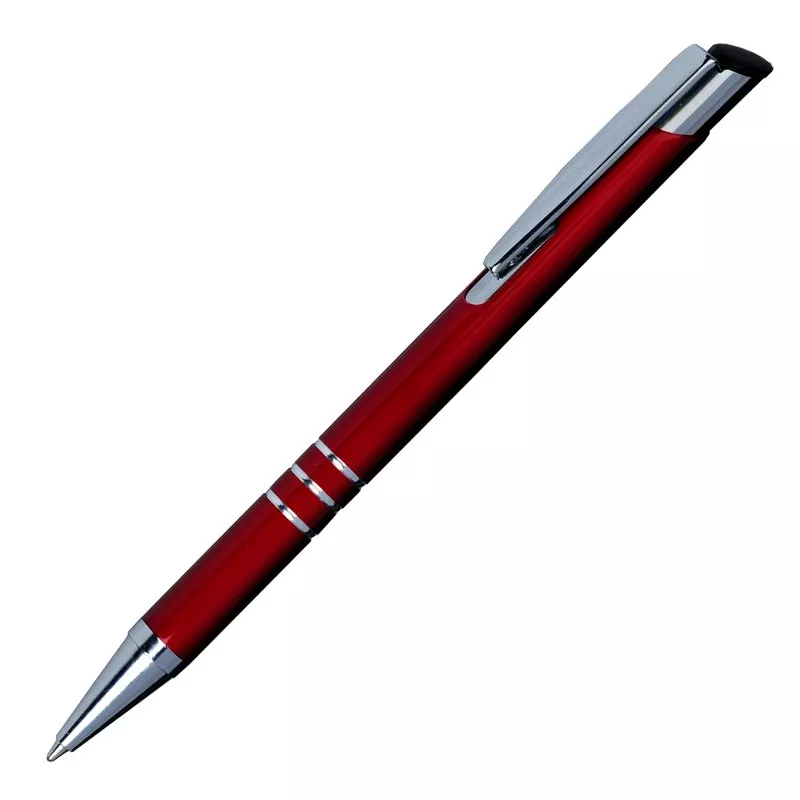 Długopis reklamowy aluminiowy LINDO - ciemnoczerwony (R73365.08)
