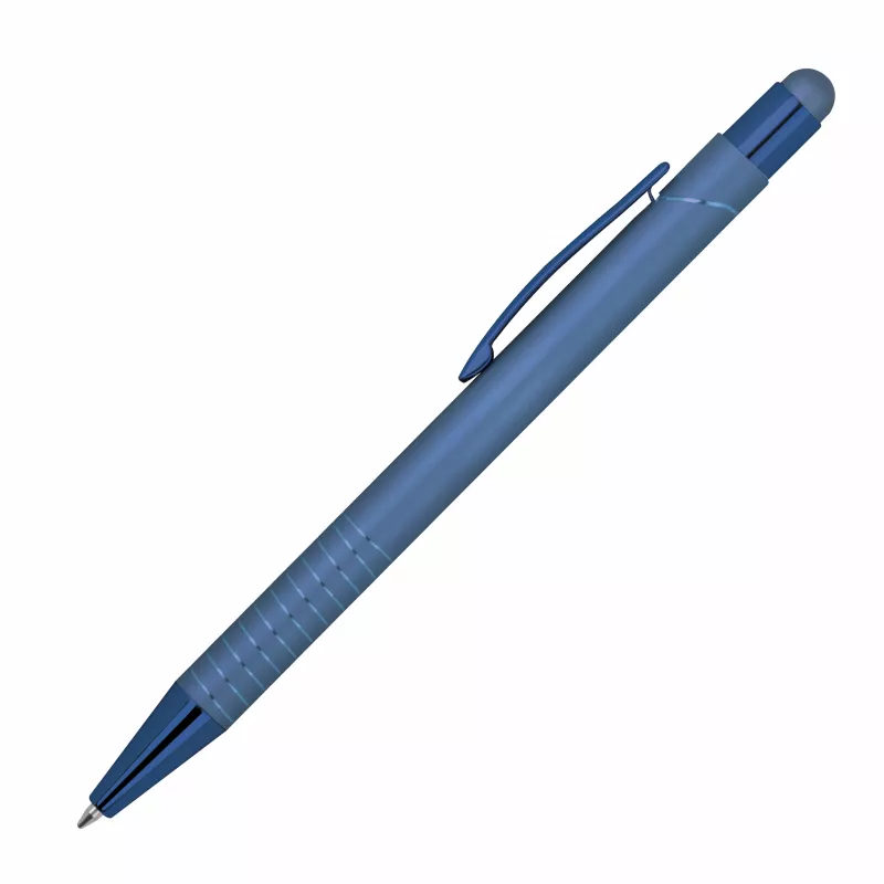 Długopis aluminiowy z touch-pen ANGELO - light grey (1541344)