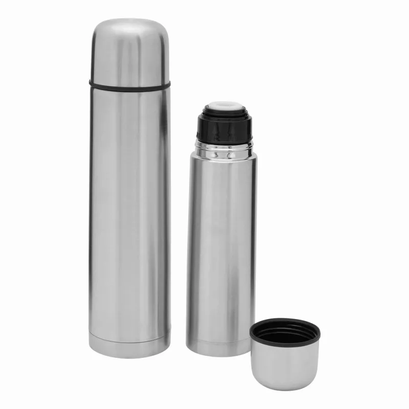 Termos o podwójnych ściankach, pojemność ok. 500 ml - srebrny (56-0304207)