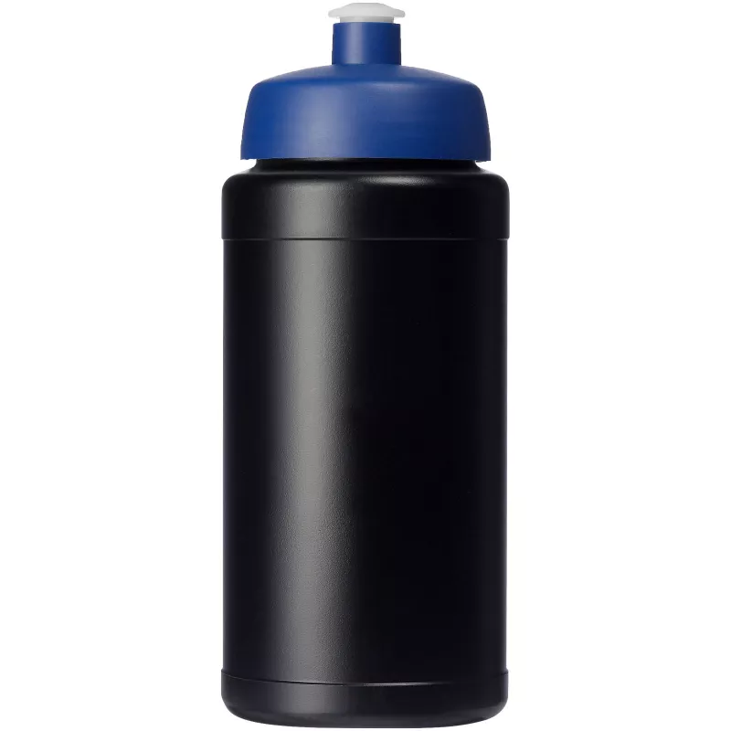 Bidon Baseline® Plus o pojemności 500 ml z wieczkiem sportowym - Czarny-Niebieski (21068813)