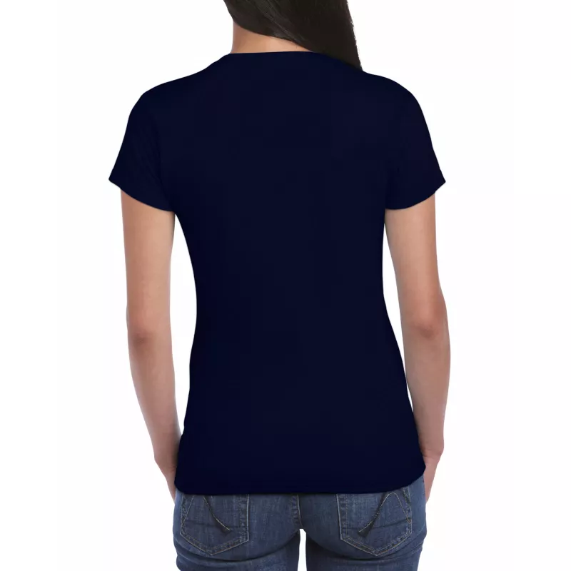 Koszulka bawełniana 150 g/m² Gildan SoftStyle™ - DAMSKA - Navy (64000L-NAVY)