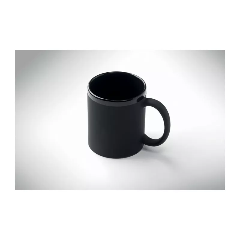 Zestaw notes A5, długopis i kubek 300 ml READYSET - Czarny (MO3230-03)