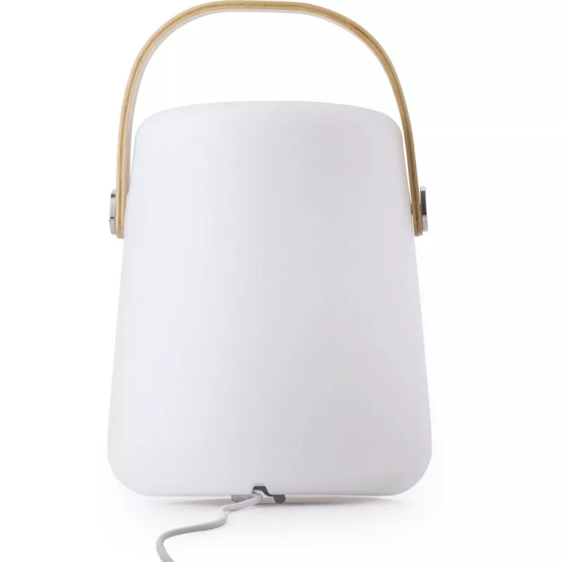 Głośnik bezprzewodowy, lampka LED - biały (V3997-02)